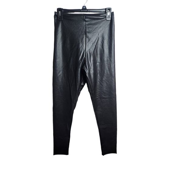 Commando Pants - Commando Faux Leather Leggings black sz L 4 way stretch light compression sexy